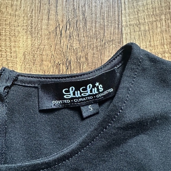 LULU’S Cumulonimbus Clouds Black Slater Dress - Picture 3 of 3